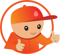 BoilerJuice Bob gives his thumbs up