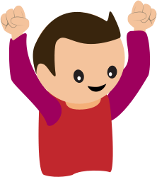 Man Cheering After Saving Money With BoilerJuice